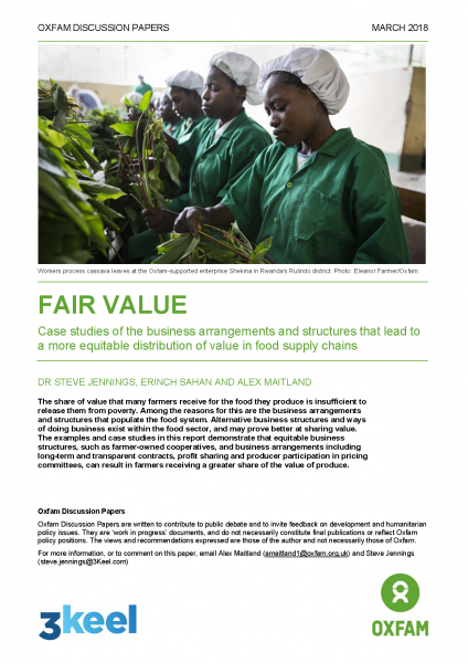 Fair Value: Case studies
